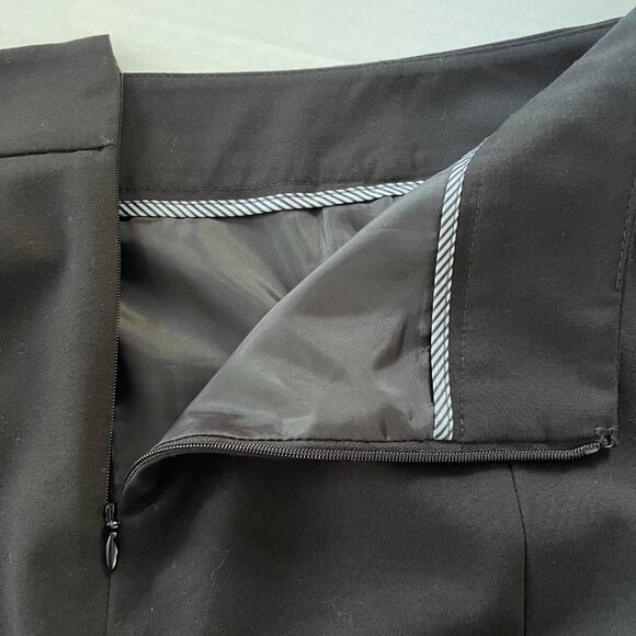 Suit - Classy Calvin Klein Black Suit Blazer Jacket with Skirt Size 10 - Picture 13 of 13